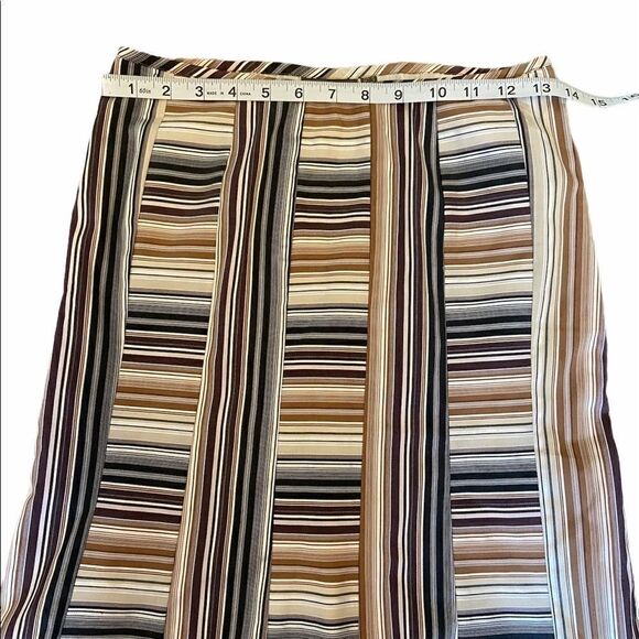 MEXX Striped Multi Colour High Waist Trumpet Skirt - Picture 9 of 9